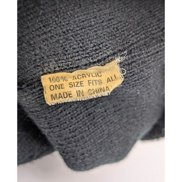 Vintage Incubus Beanie Hat Embroidered Black VTG 90s Y2K Sock Cap Rock Music - Picture 4 of 4